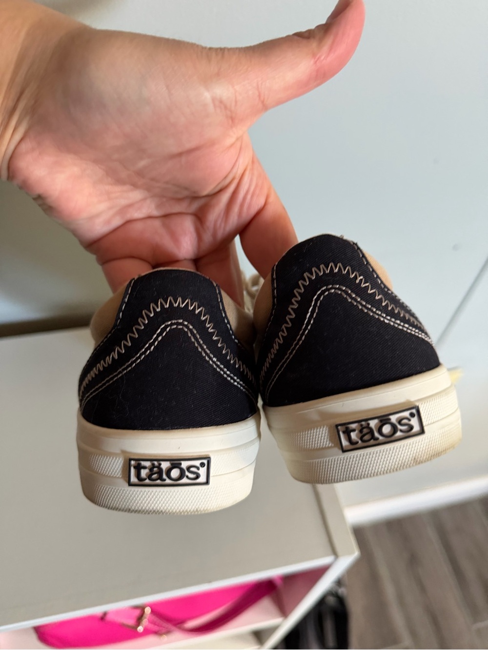Taos Footwear Plim Soul Sneakers in Black/Tan Multi - Picture 6 of 8